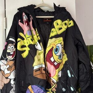 Members Only SpongeBob SquarePants Graphic Hooded Jacket